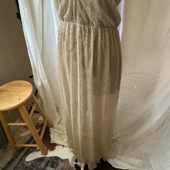 Francesca’s ✨🌙 Golden Formal Maxi Dress - Medium - Picture 5 of 8